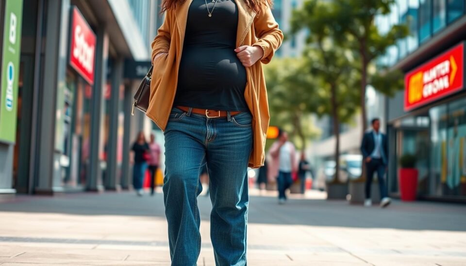 plus size styling wide leg jeans